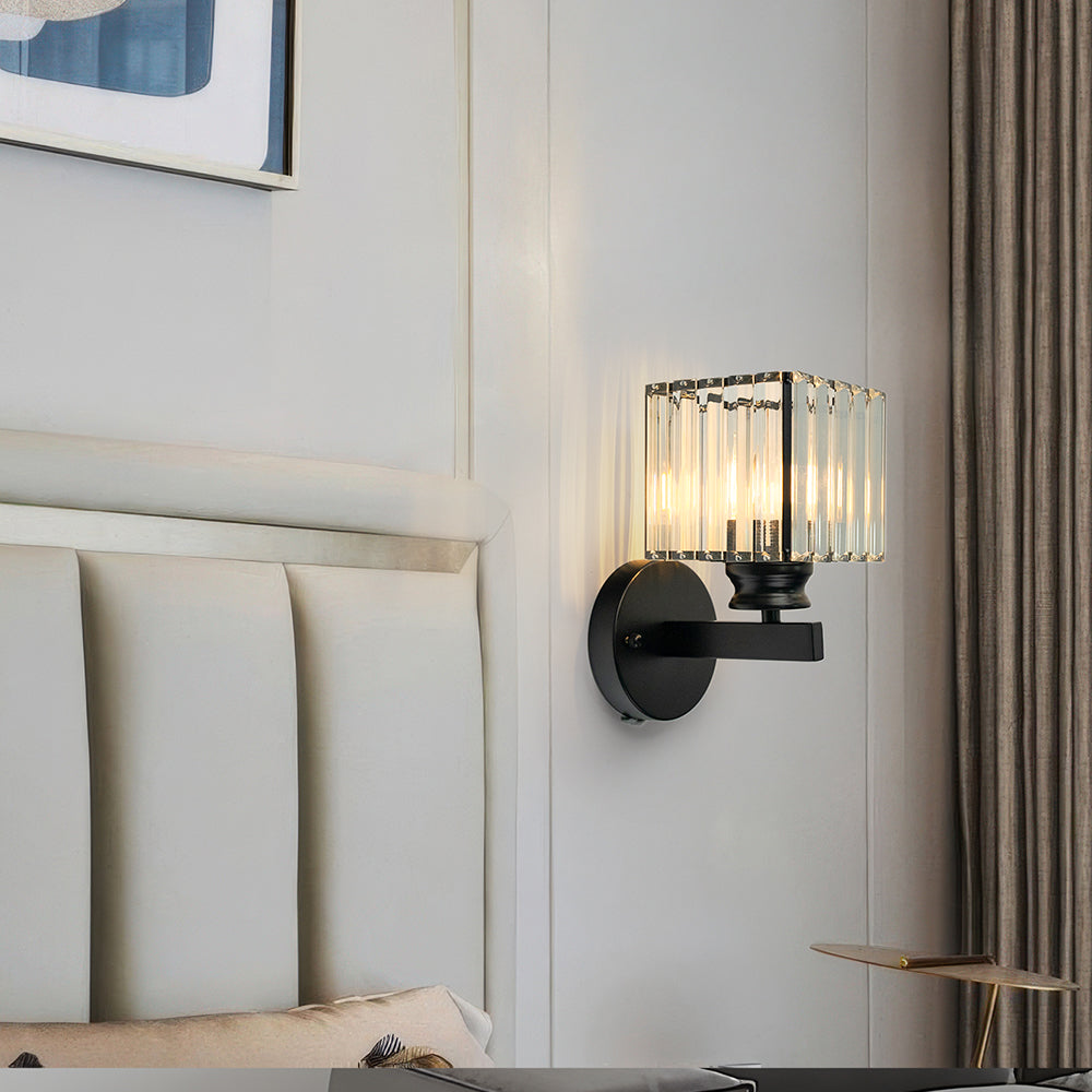 Crystal Wall Lamp – Elegant Design with Sparkling Light for Living Room or Hall