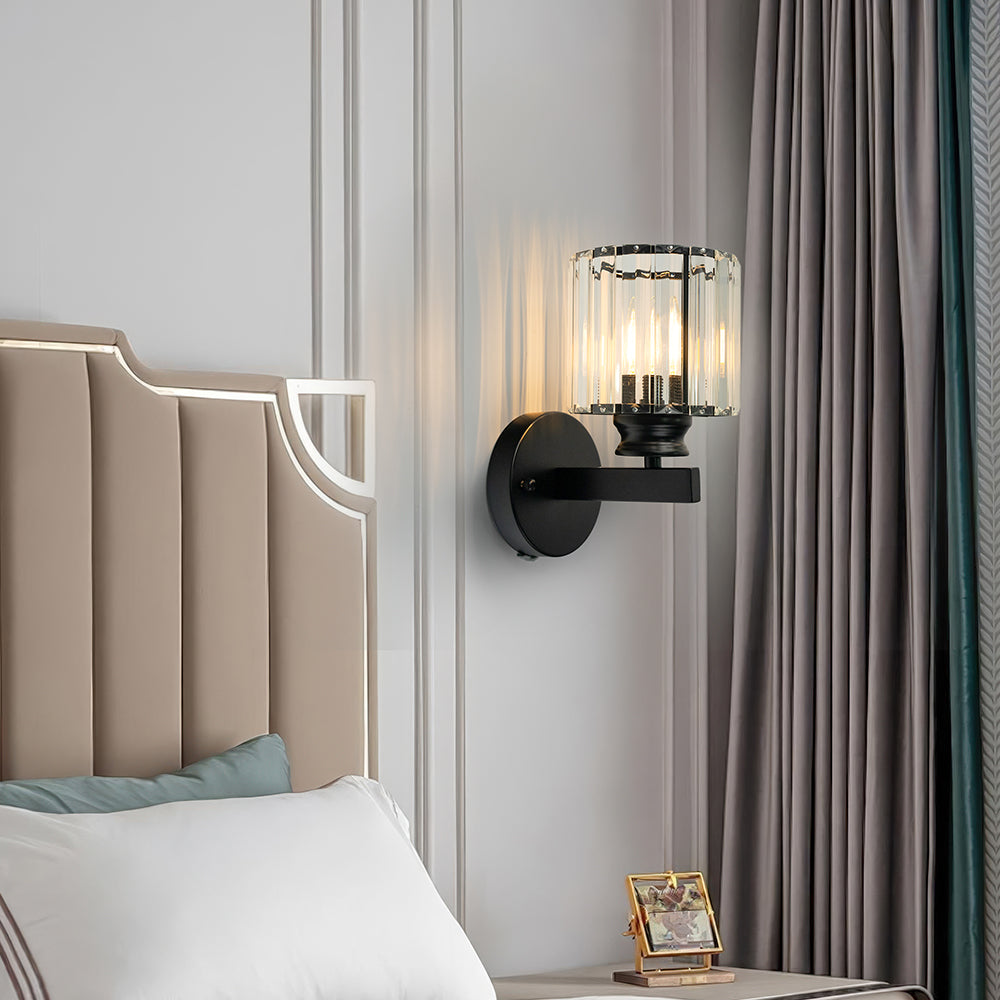Crystal Wall Lamp – Elegant Design with Sparkling Light for Living Room or Hall