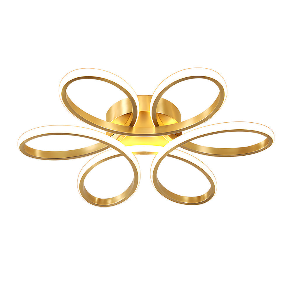 Ceiling Light – Metal and Silicone, Minimalist Design for Living Room or Bedroom