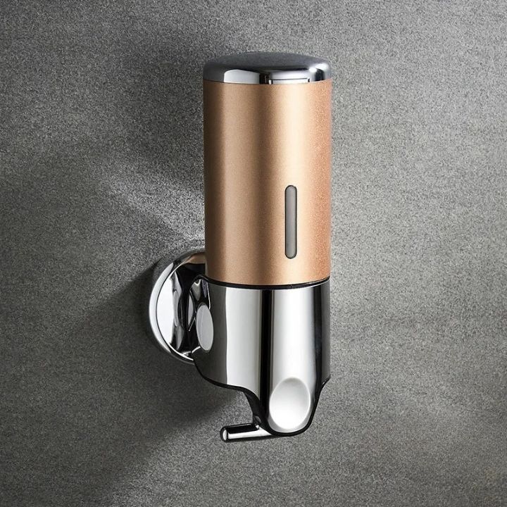 Wall-Mounted Soap Dispenser – Stainless Steel, Modern Silver for Bathroom or Kitchen