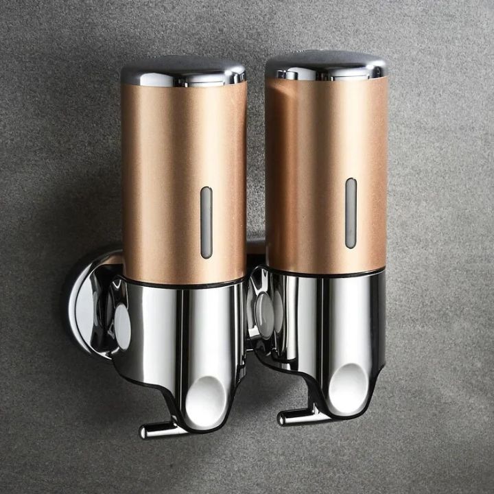 Wall-Mounted Soap Dispenser – Stainless Steel, Modern Silver for Bathroom or Kitchen