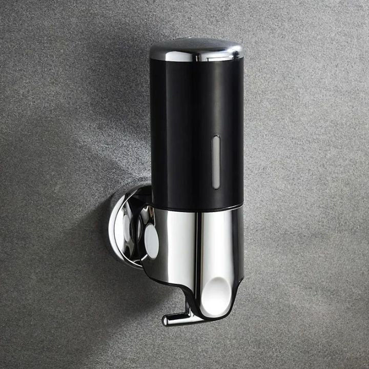 Wall-Mounted Soap Dispenser – Stainless Steel, Modern Silver for Bathroom or Kitchen