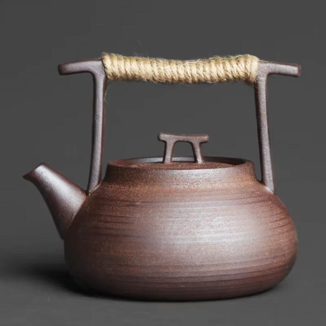 Ceramic Teapot with Warmer – White, Artisan Design for Tea and Hot Drinks at Home
