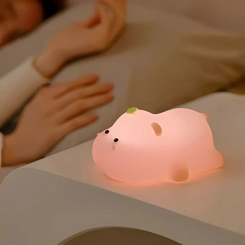Squeeze Night Light – Animal Designs with Adjustable Brightness for Bedroom or Playroom