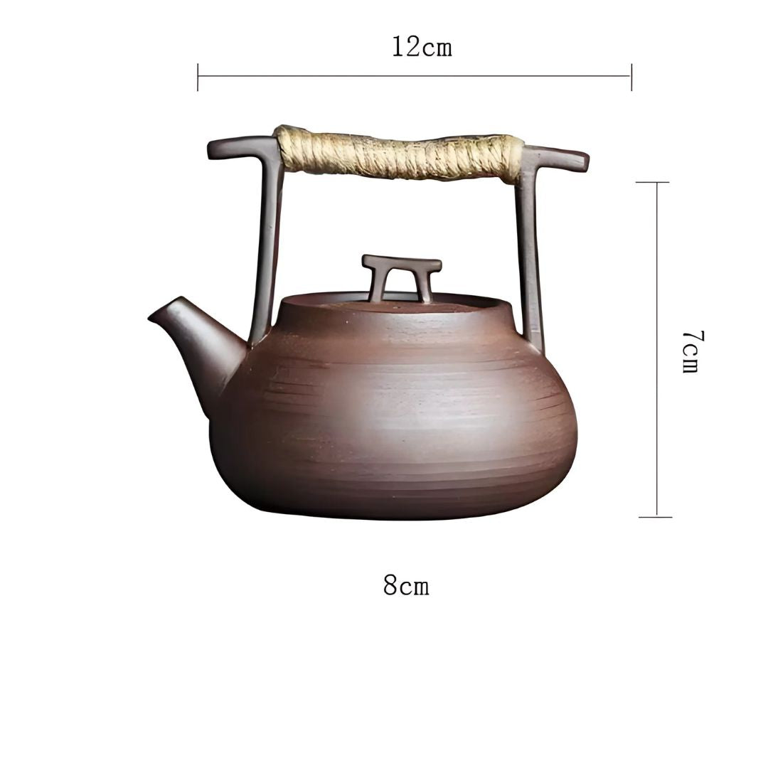 Ceramic Teapot with Warmer – White, Artisan Design for Tea and Hot Drinks at Home