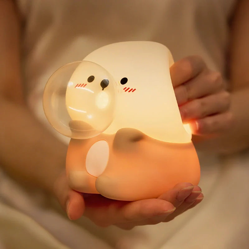Squeeze Night Light – Animal Designs with Adjustable Brightness for Bedroom or Playroom
