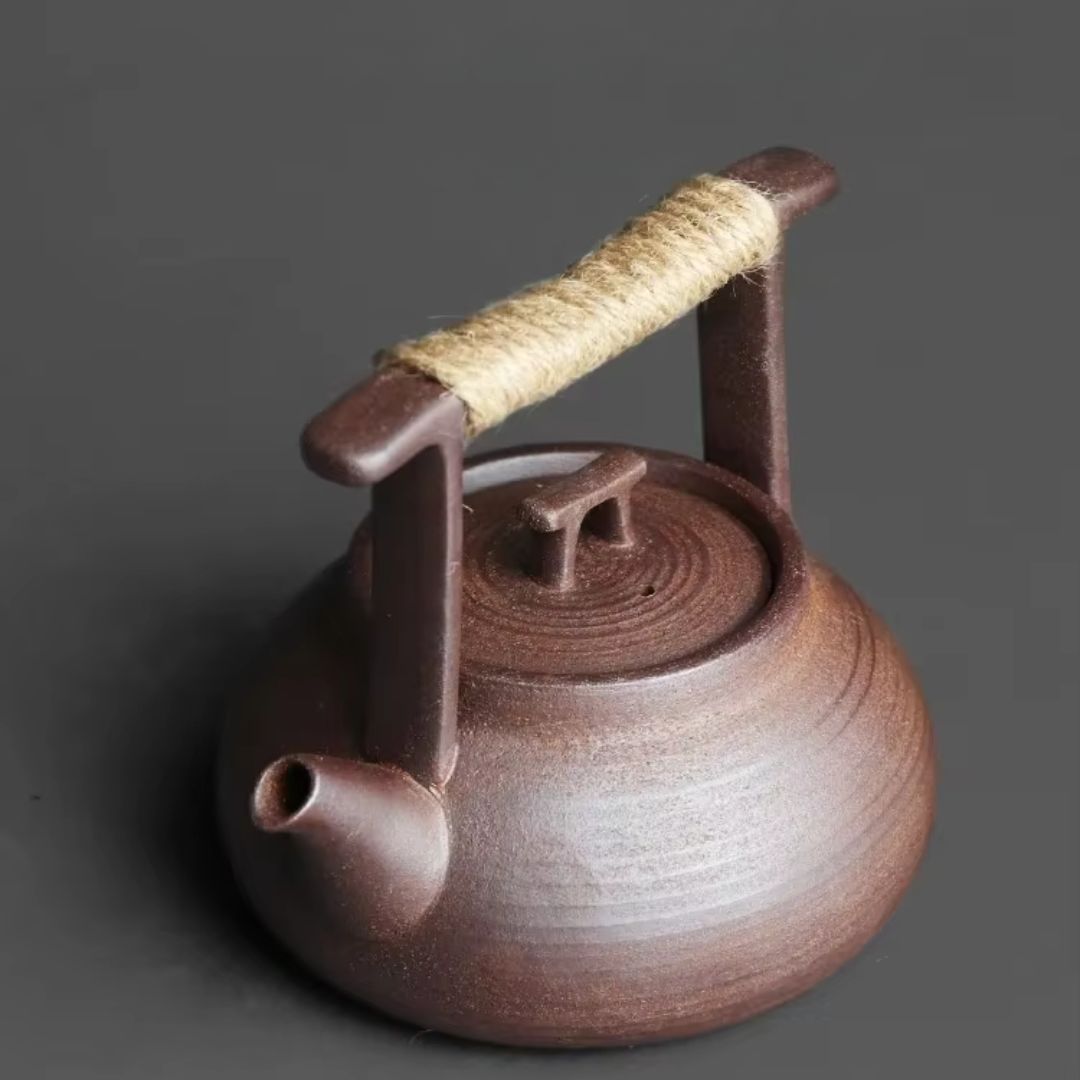 Ceramic Teapot with Warmer – White, Artisan Design for Tea and Hot Drinks at Home