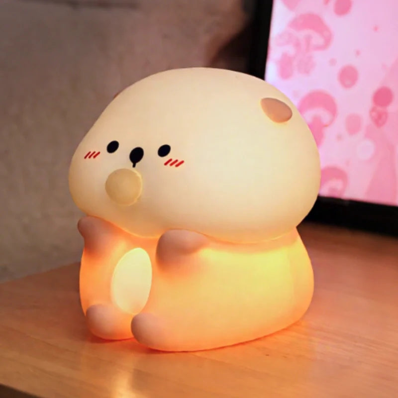 Squeeze Night Light – Animal Designs with Adjustable Brightness for Bedroom or Playroom