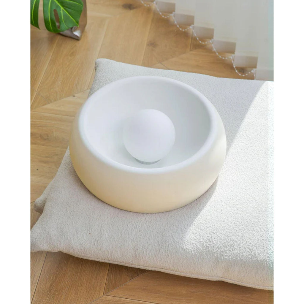 Modern Ceiling Light – White and Red, Minimalist Design for Living Room or Bathroom
