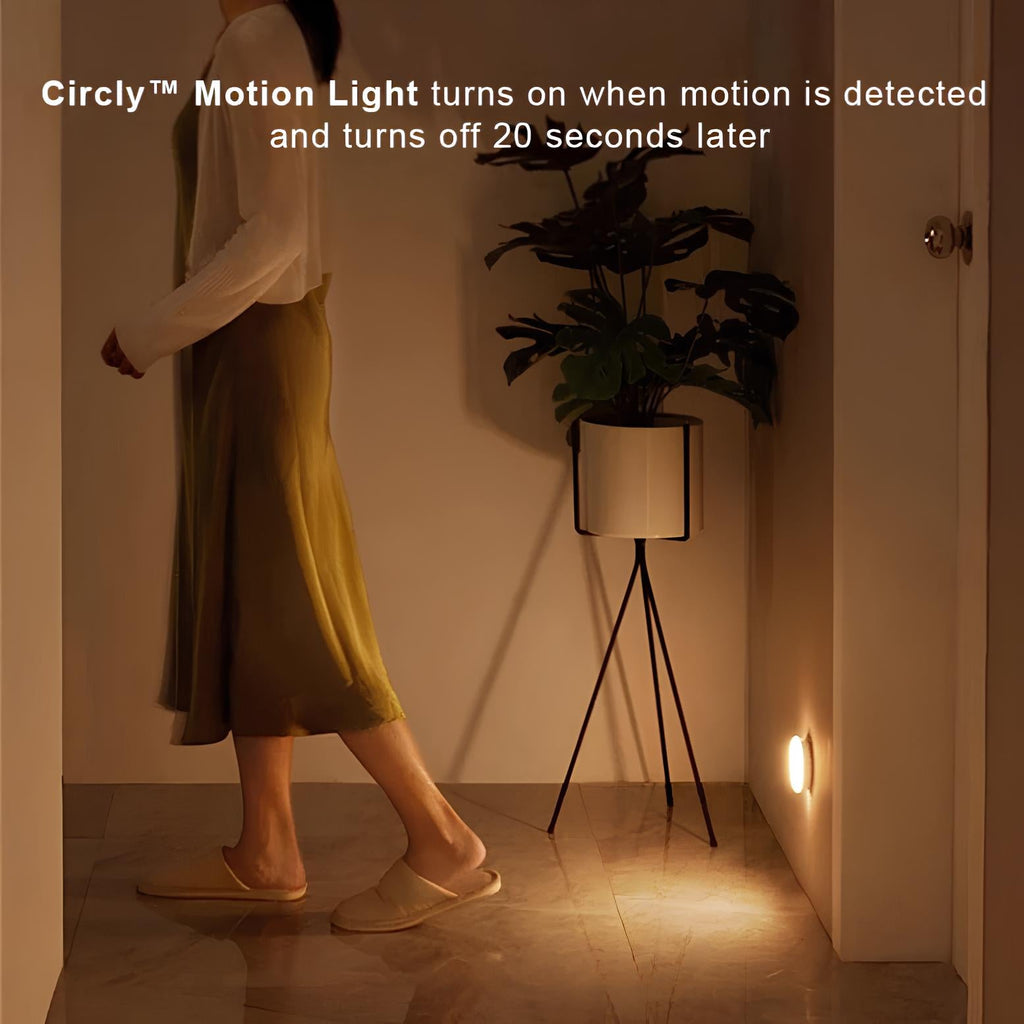 Motion Sensor Lamp – White, Modern Design for Hall, Staircase or Wardrobe Lighting