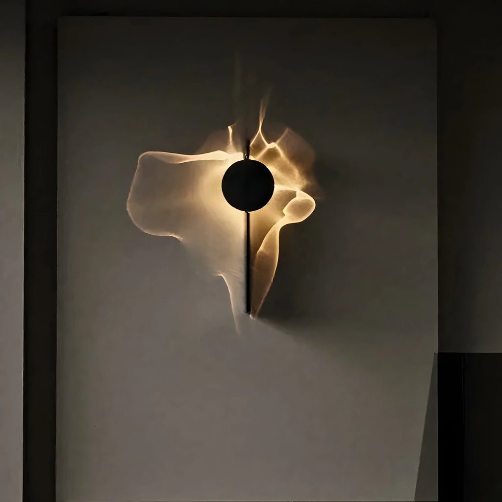 Wall Lamp – Aluminium and Stainless Steel, Warm White, Modern Minimalist for Living Room or Bedroom Lighting