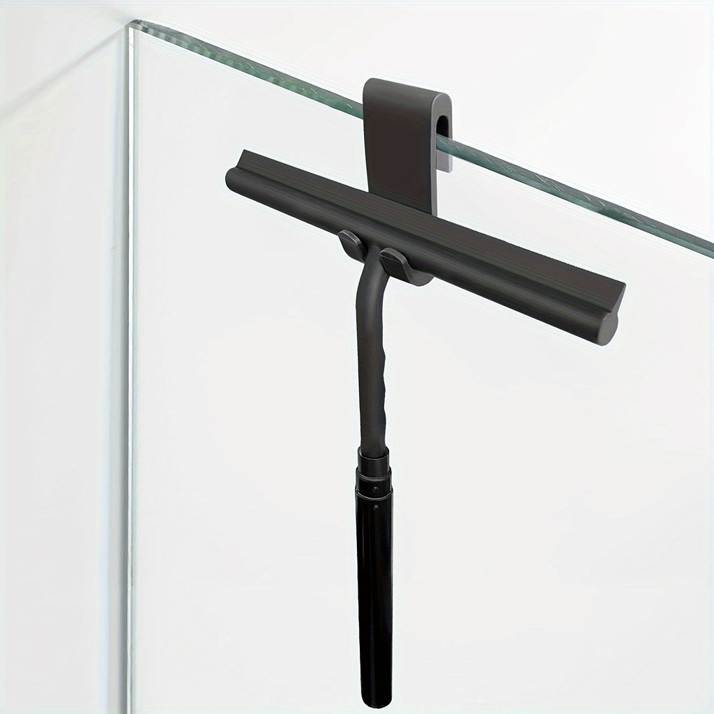 Telescopic Shower Cleaner – Aluminum and Silicone, Modern Design for Bathroom without Bending