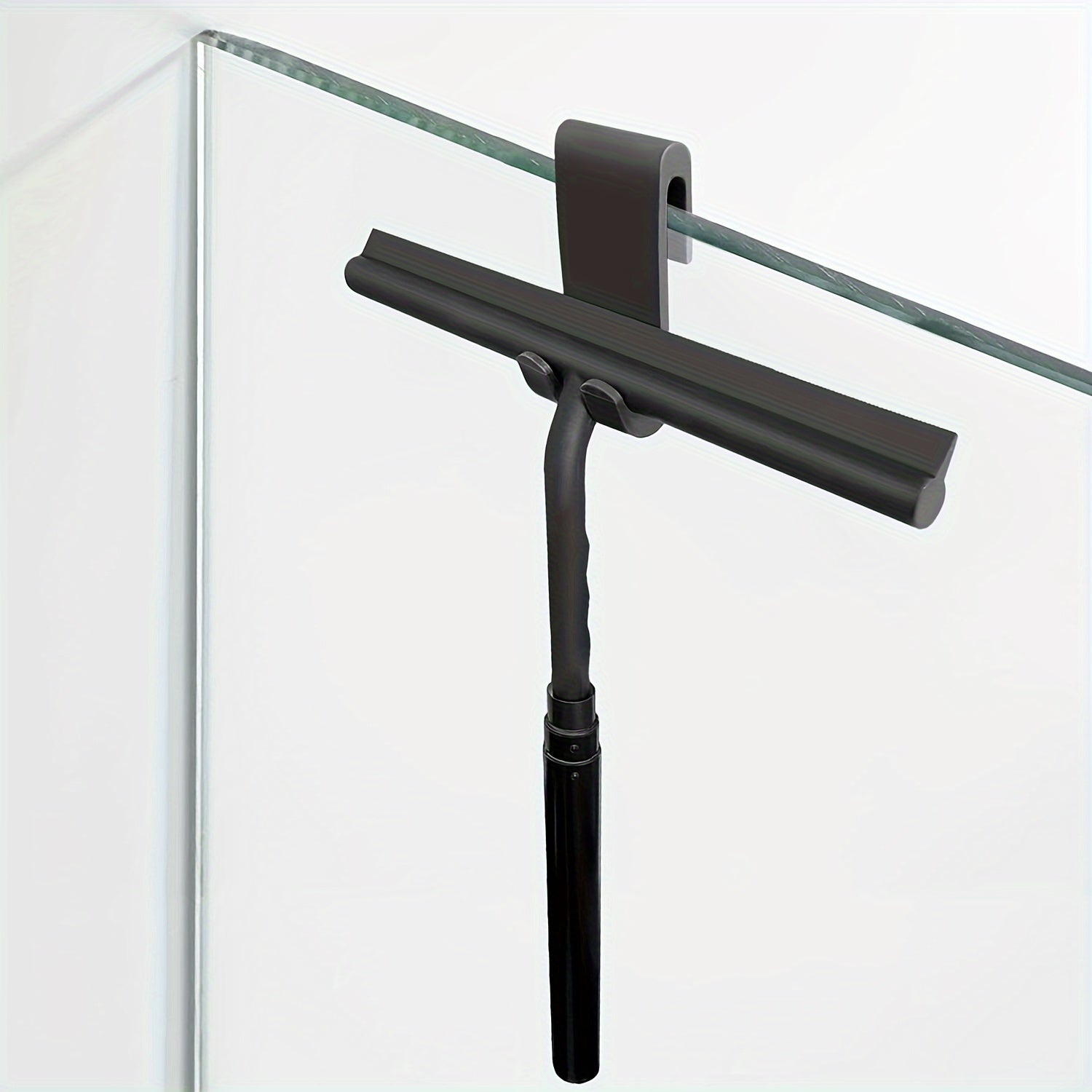 Telescopic Shower Cleaner – Aluminum and Silicone, Modern Design for Bathroom without Bending