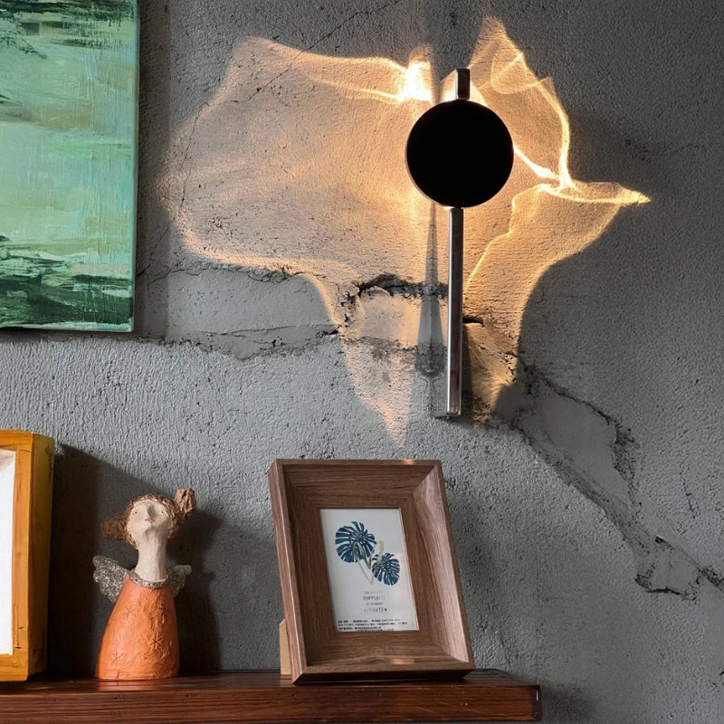 Wall Lamp – Aluminium and Stainless Steel, Warm White, Modern Minimalist for Living Room or Bedroom Lighting