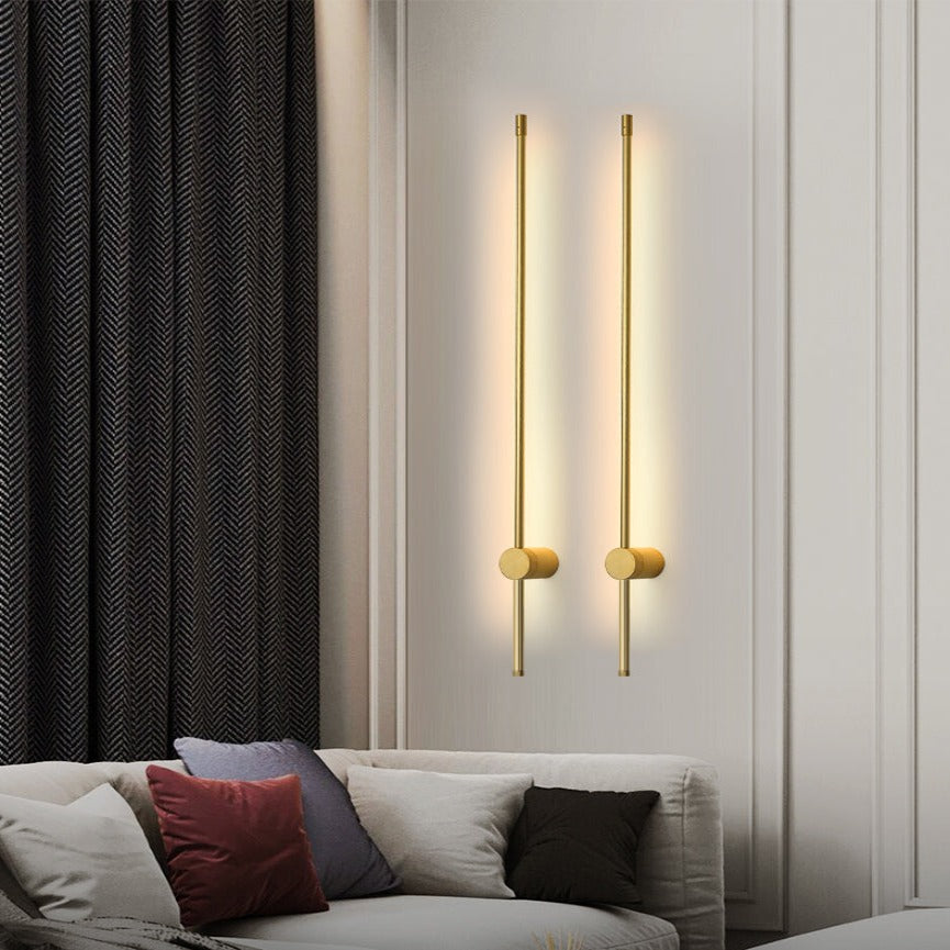 LED Wall Lamp – Slim White, Minimalist Design for Modern or Scandinavian Interiors