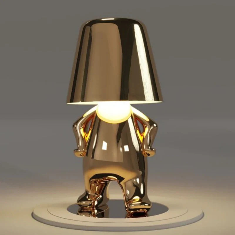 Dimmable Table Lamp – Artistic Design in Resin for Office or Bedroom