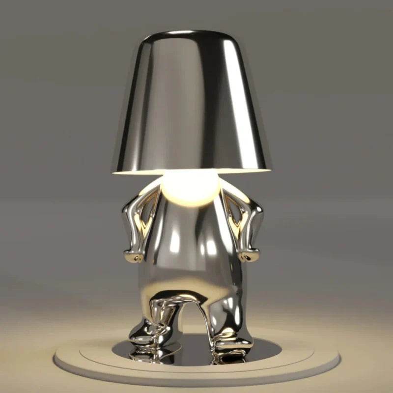 Dimmable Table Lamp – Artistic Design in Resin for Office or Bedroom