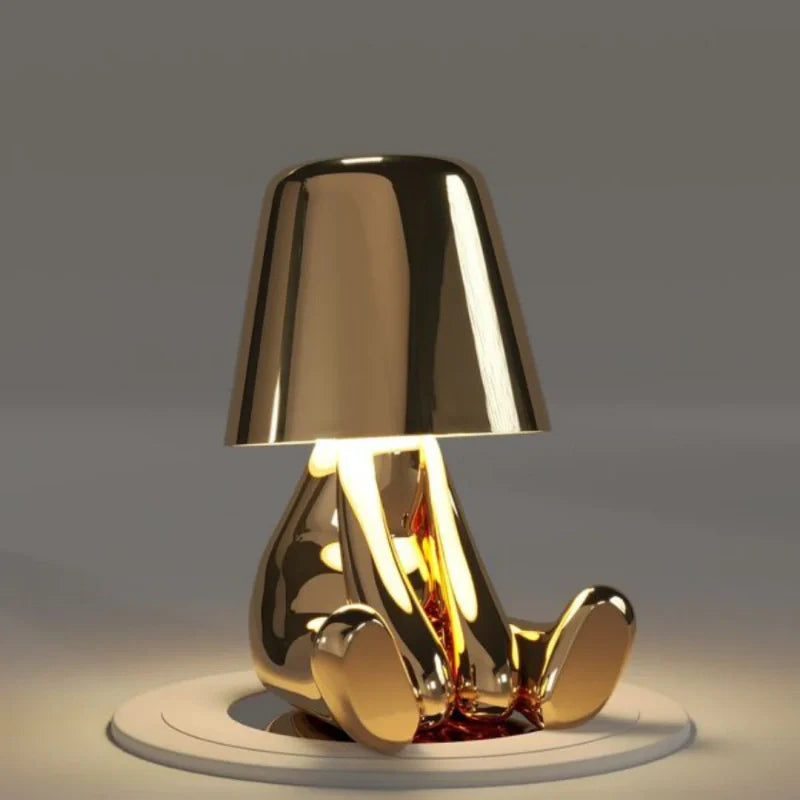 Dimmable Table Lamp – Artistic Design in Resin for Office or Bedroom