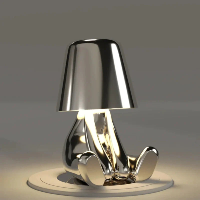 Dimmable Table Lamp – Artistic Design in Resin for Office or Bedroom