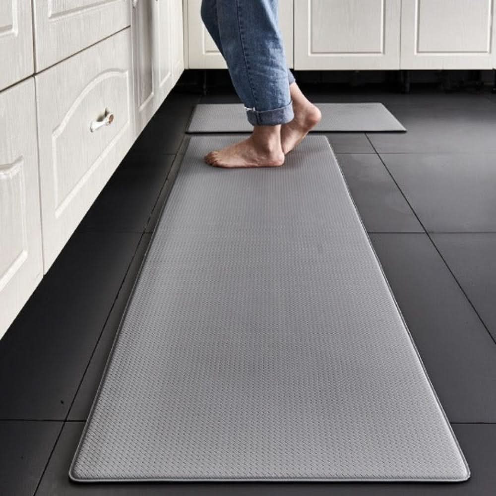 Ergonomic Kitchen Mat – Dark Gray, Water-Repellent and Non-Slip for Kitchen or Hallway