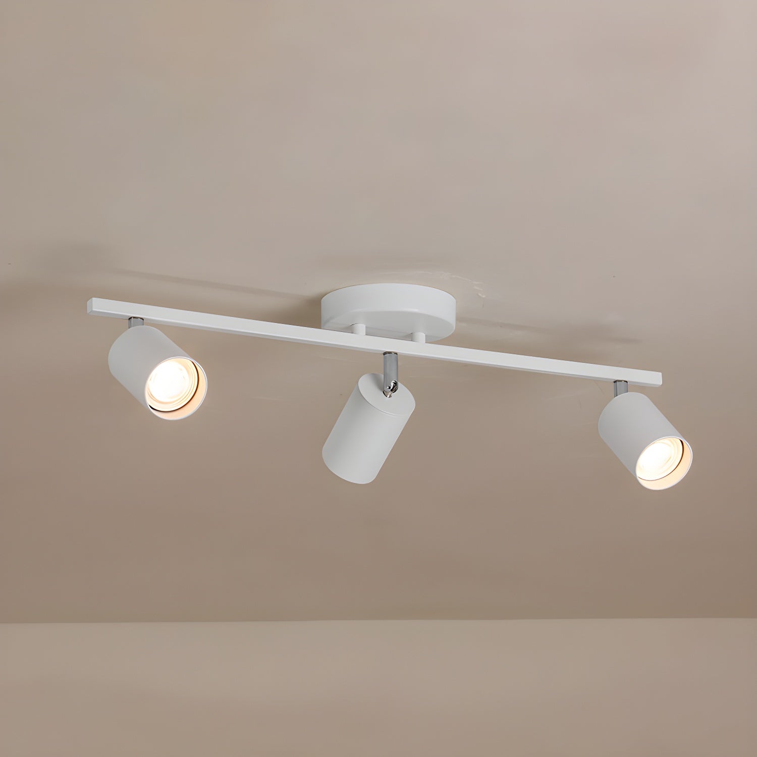 Ceiling Light – Black, Modern Design with 3 Spots for Living Room or Workspace
