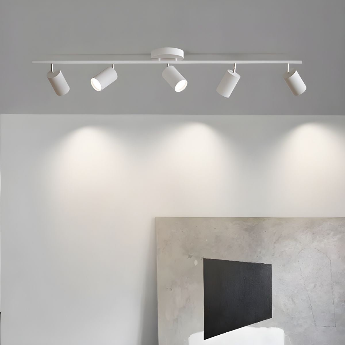 Ceiling Light – Black, Modern Design with 3 Spots for Living Room or Workspace