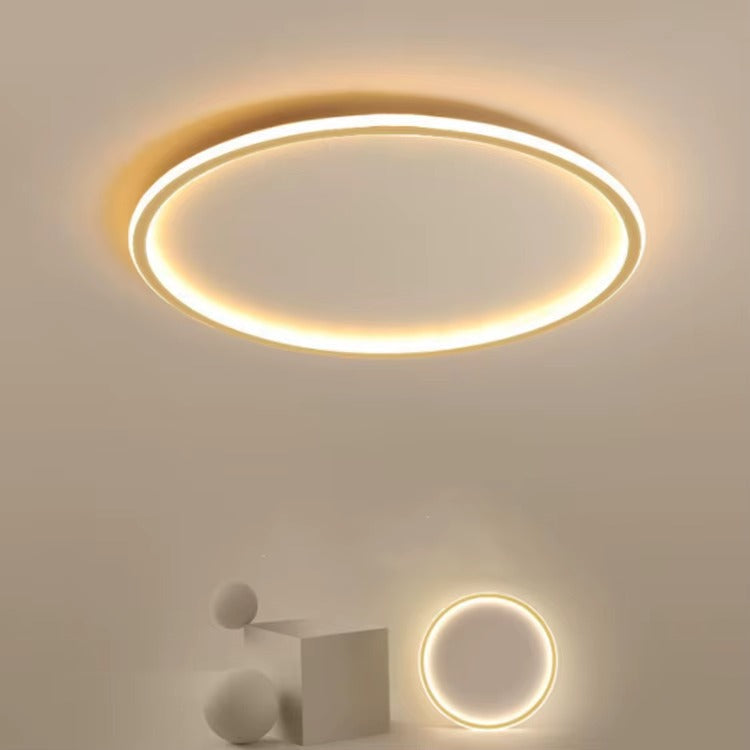 Scandinavian LED Ceiling Lamp – Round Shape, for Living Room, Bedroom or Office