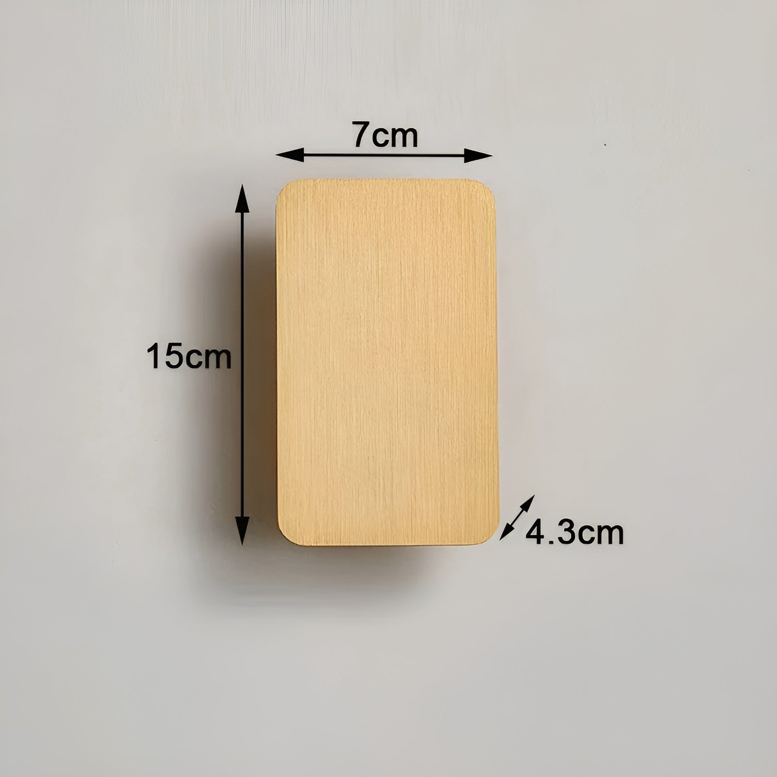Wall Lamp – Aluminum, Rectangular Design with Warm Lighting for Living Room or Bedroom