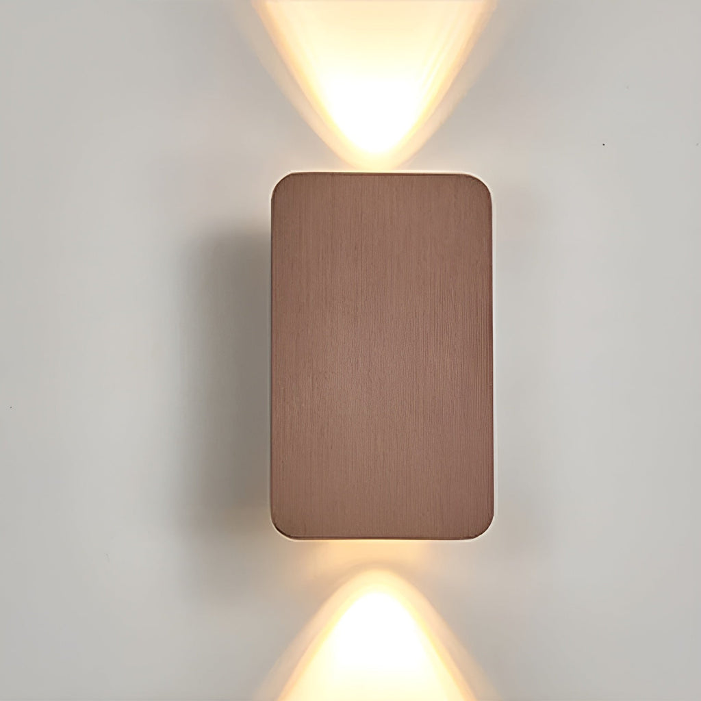 Wall Lamp – Aluminum, Rectangular Design with Warm Lighting for Living Room or Bedroom