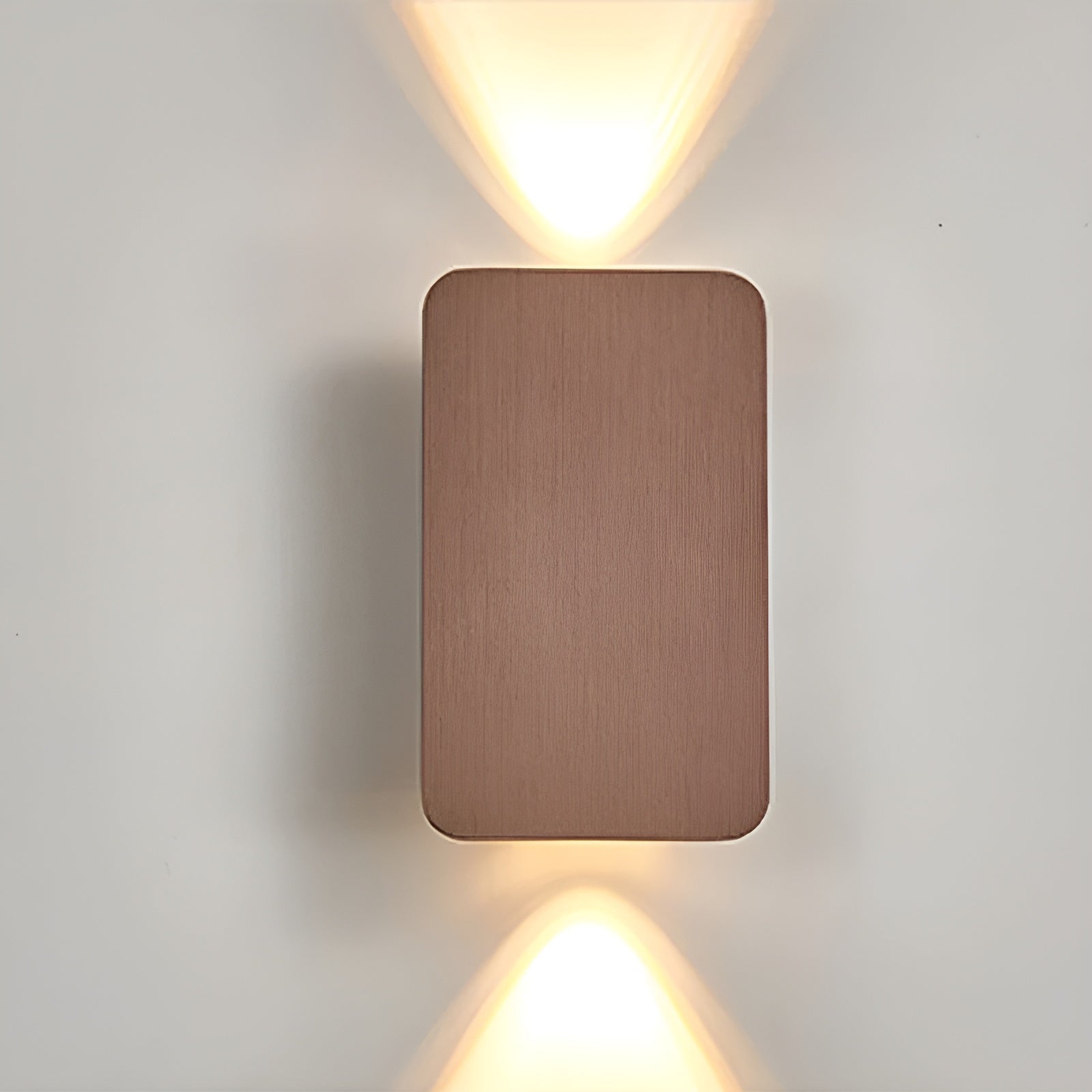 Wall Lamp – Aluminum, Rectangular Design with Warm Lighting for Living Room or Bedroom