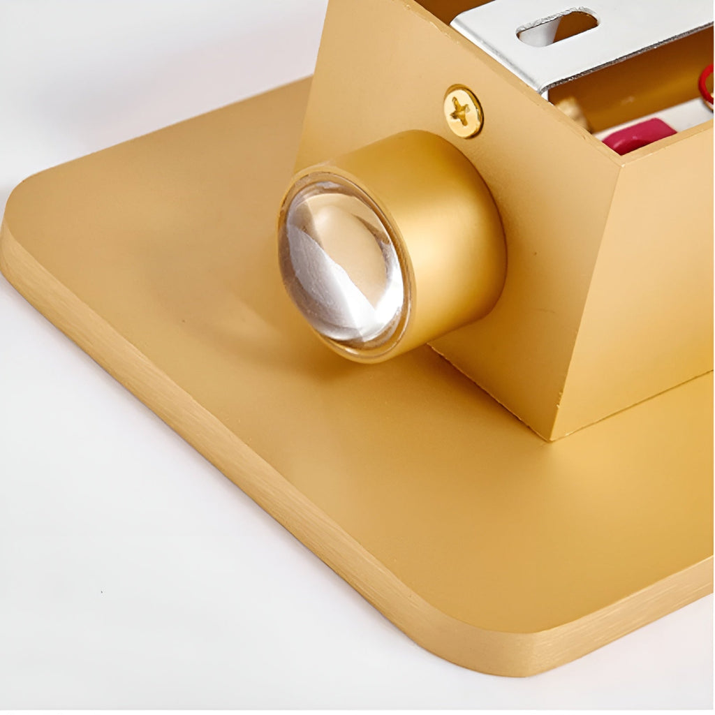 Wall Lamp – Aluminum, Rectangular Design with Warm Lighting for Living Room or Bedroom