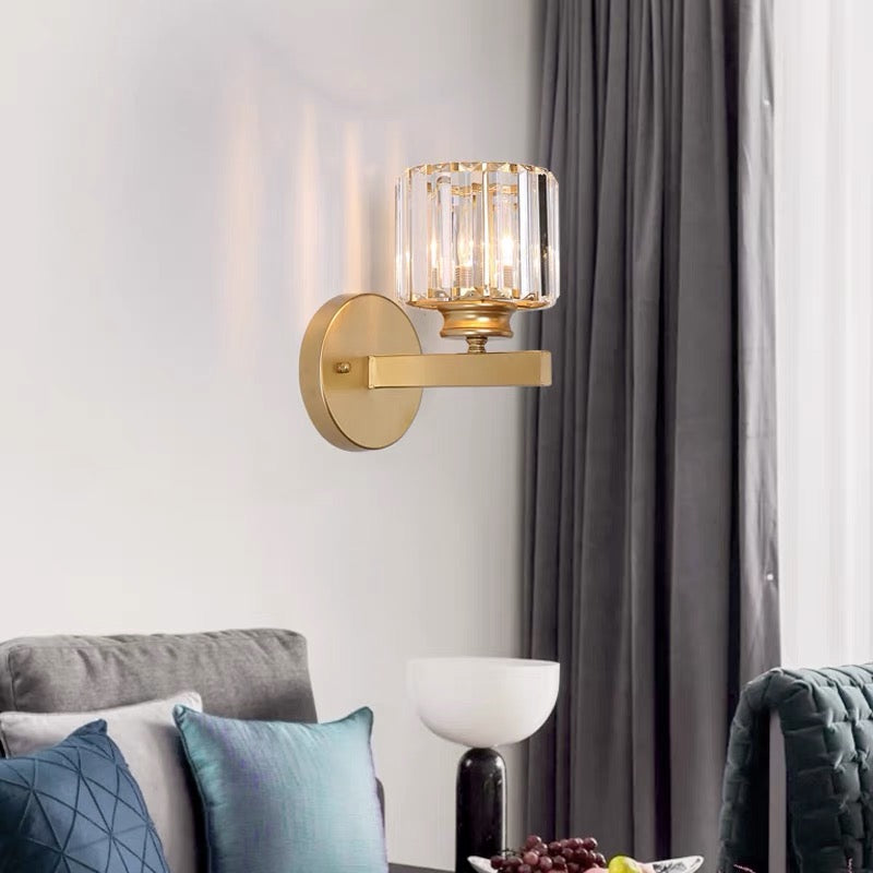 Crystal Wall Lamp – Elegant Design with Sparkling Light for Living Room or Hall