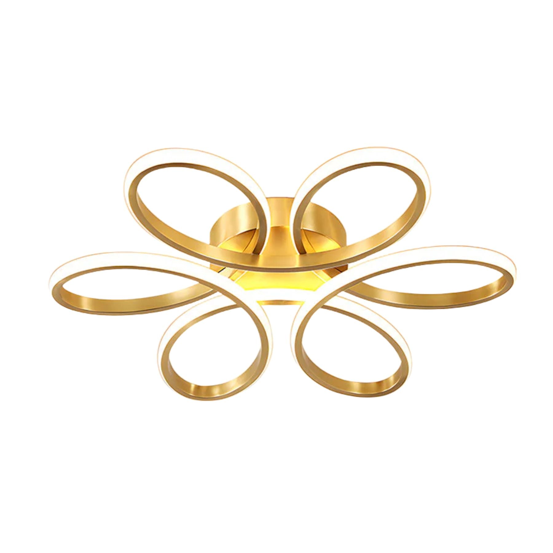 Ceiling Light – Metal and Silicone, Minimalist Design for Living Room or Bedroom