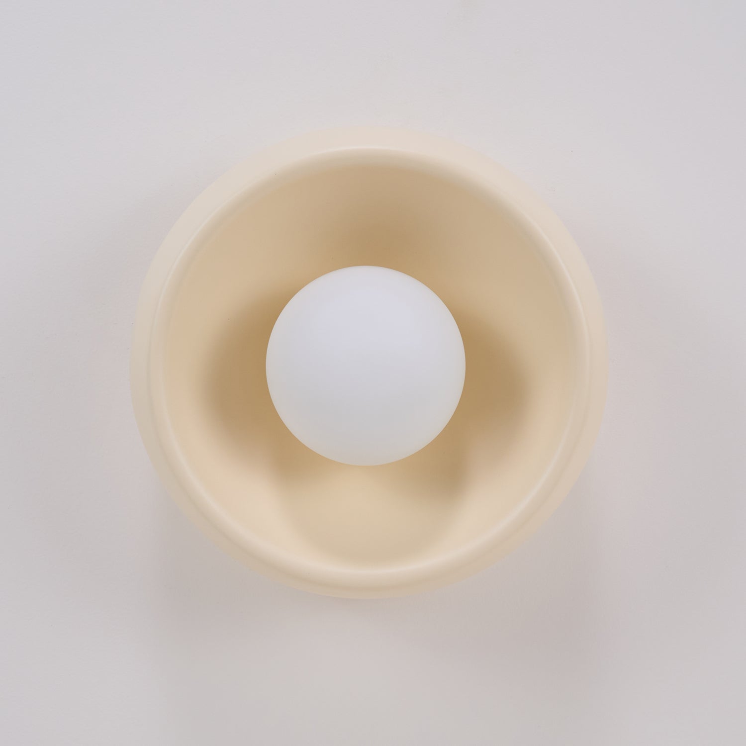 Modern Ceiling Light – White and Red, Minimalist Design for Living Room or Bathroom