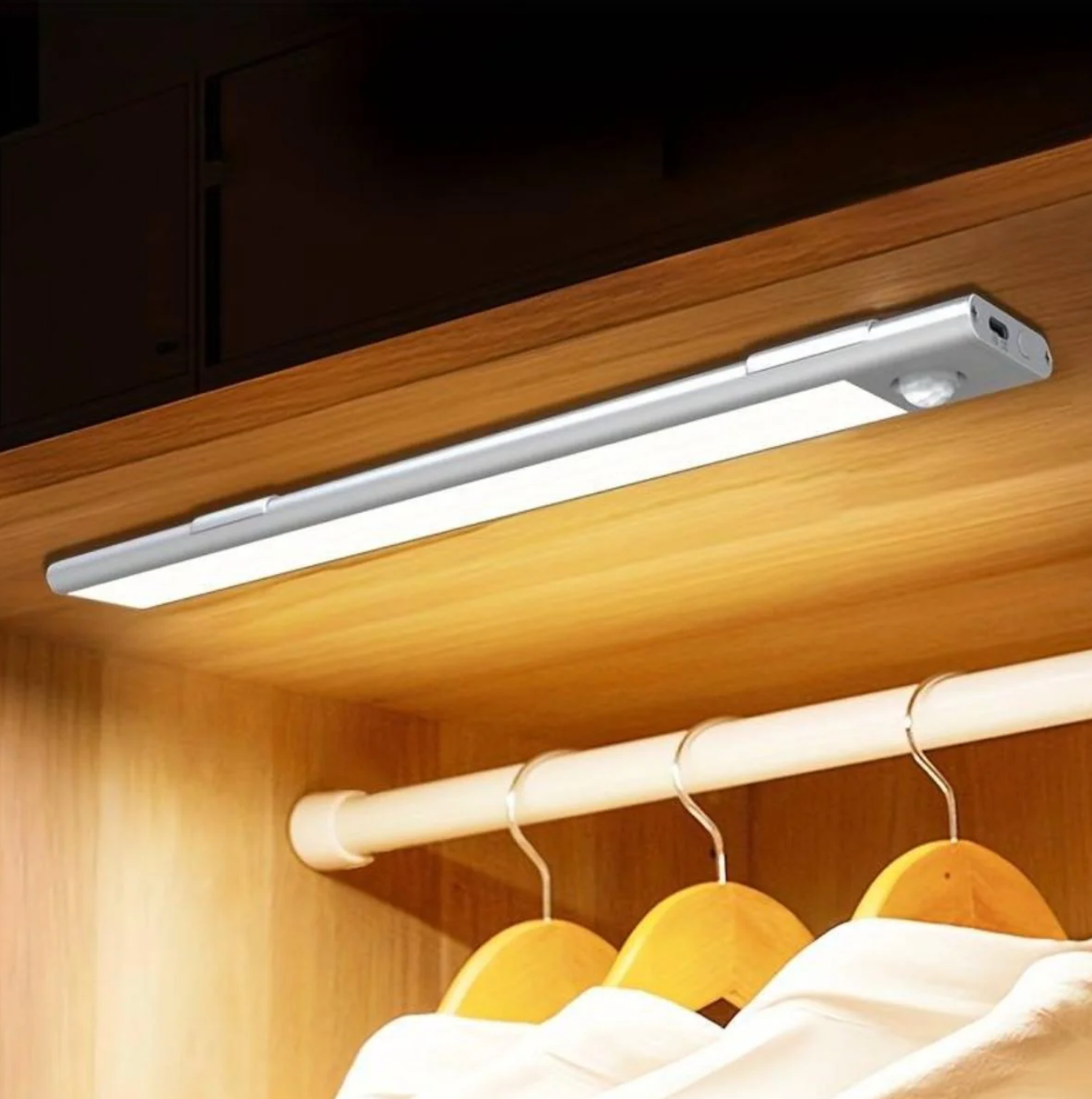 Wireless LED Sensor Light – Aluminum, Modern Design with Motion Sensor for Hallway, Kitchen or Bedroom