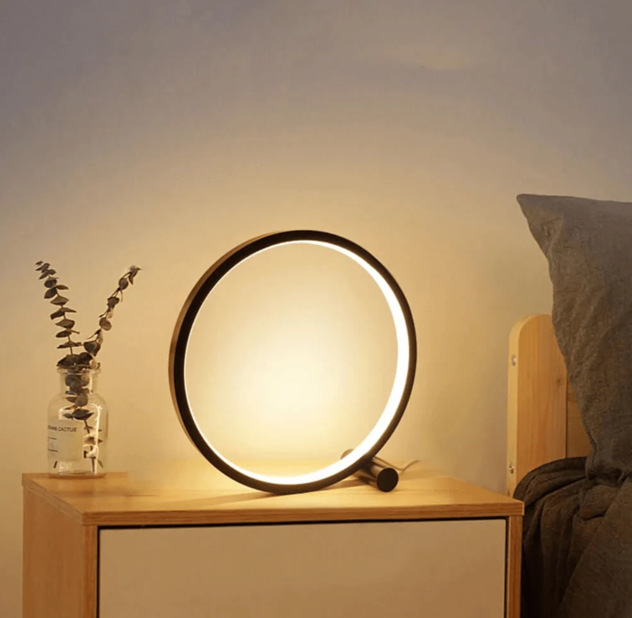 LED Table Lamp – Minimalist Design with Dimmable Touch Control for Living Room or Office