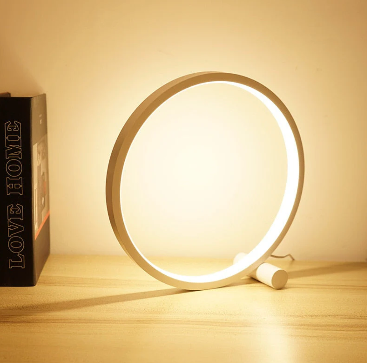 LED Table Lamp – Minimalist Design with Dimmable Touch Control for Living Room or Office
