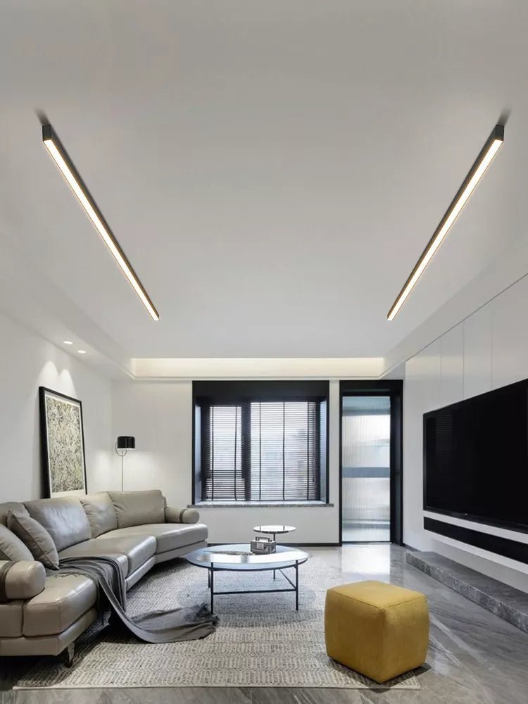 LED Ceiling Lamp – Aluminum, Scandinavian Design for Living Room, Bedroom or Office