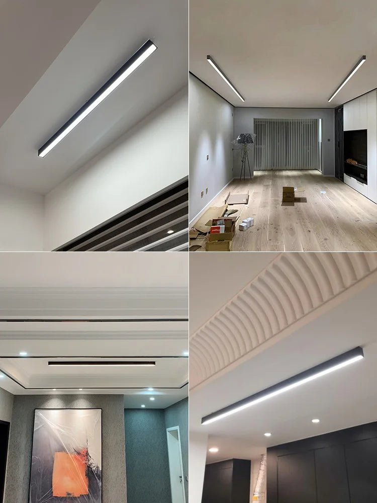 LED Ceiling Lamp – Aluminum, Scandinavian Design for Living Room, Bedroom or Office