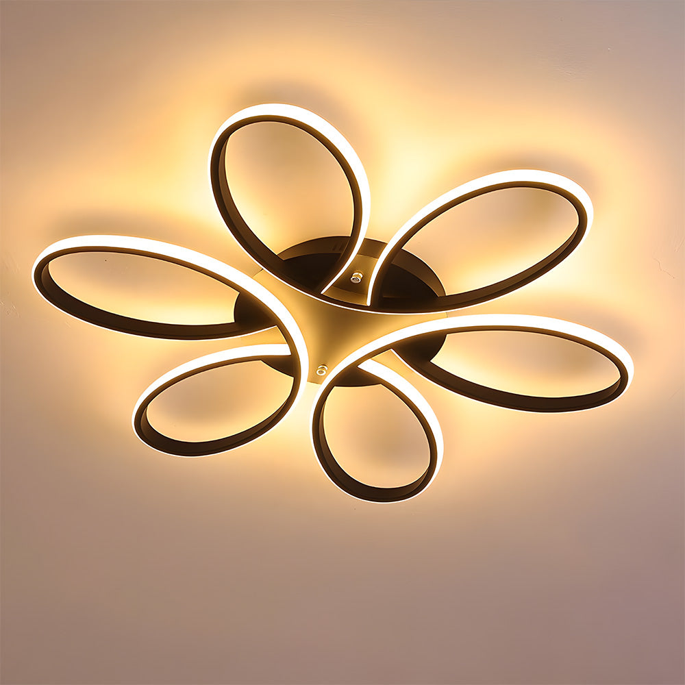Ceiling Light – Metal and Silicone, Minimalist Design for Living Room or Bedroom