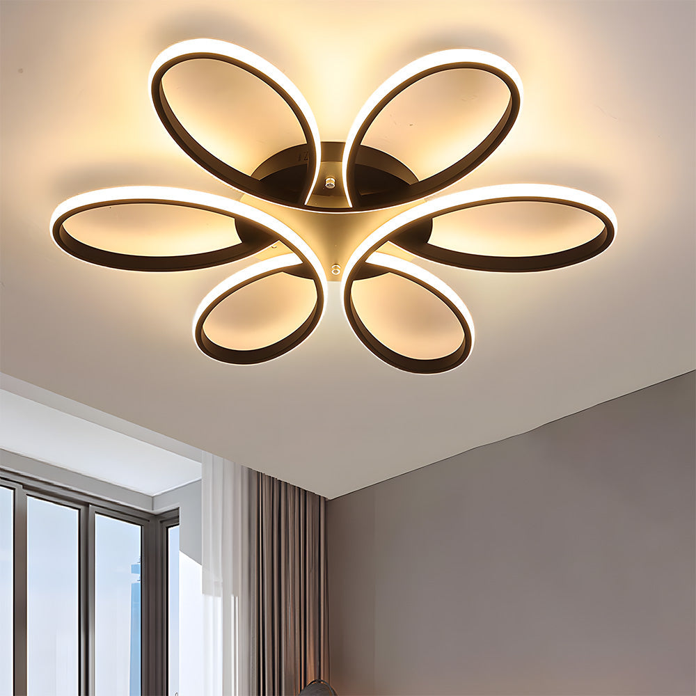 Ceiling Light – Metal and Silicone, Minimalist Design for Living Room or Bedroom