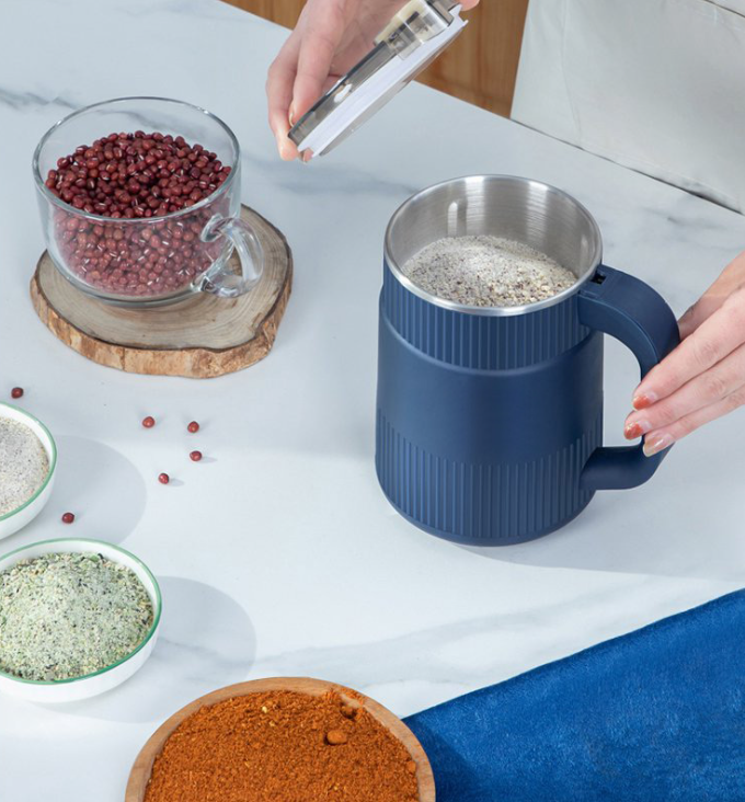 Electric Coffee Grinder – Stainless Steel, Compact Design for Coffee, Grains, and Spices in the Kitchen