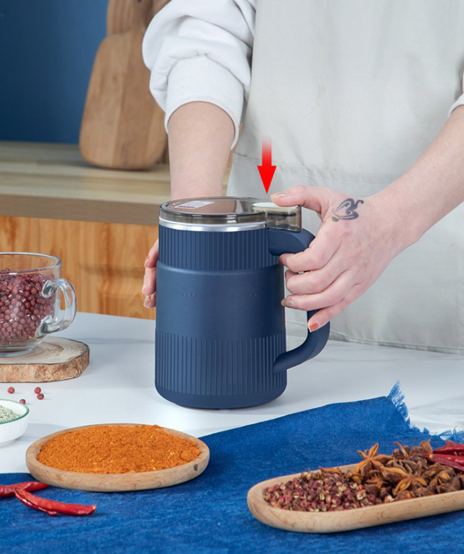 Electric Coffee Grinder – Stainless Steel, Compact Design for Coffee, Grains, and Spices in the Kitchen