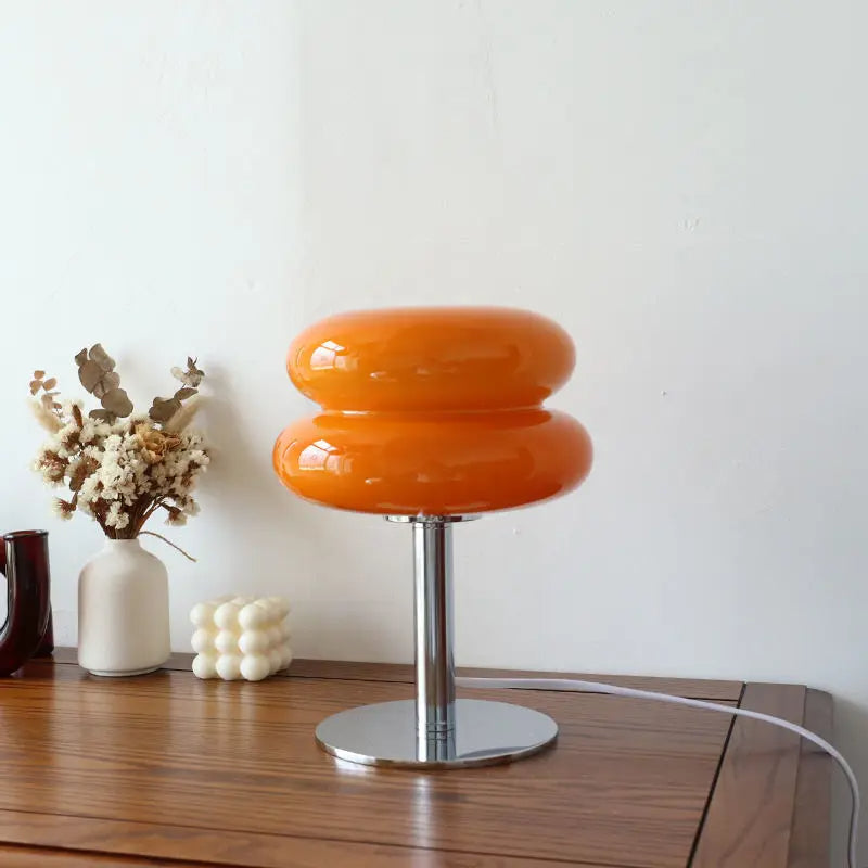 Bauhaus Table Lamp – Dimmable LED, Minimalist Design for Living Room, Bedroom or Terrace