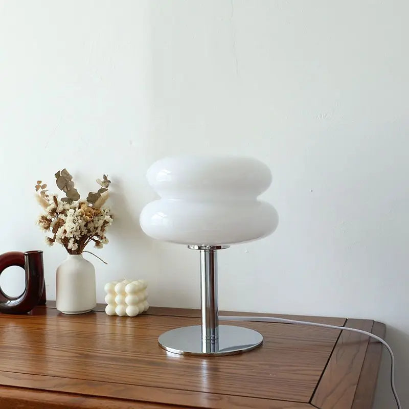 Bauhaus Table Lamp – Dimmable LED, Minimalist Design for Living Room, Bedroom or Terrace