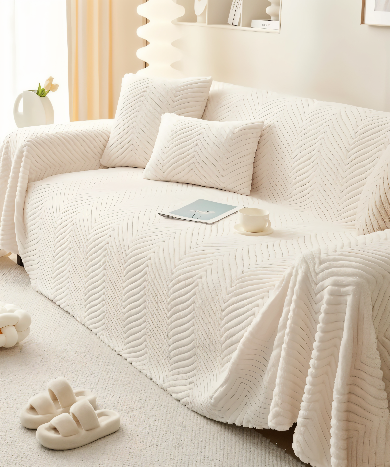 VeluNest Non-Slip Premium Pet Sofa Cover