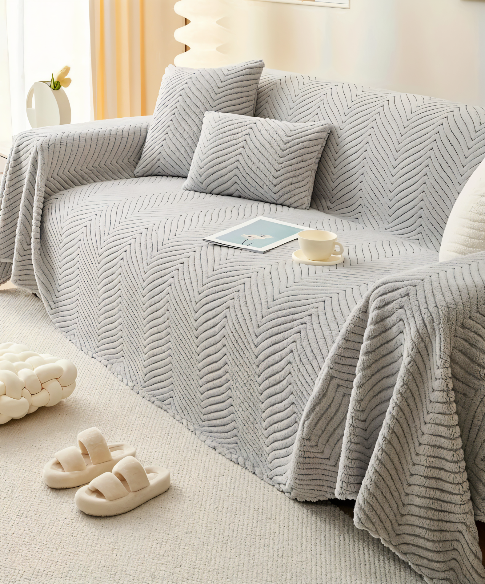 VeluNest Non-Slip Premium Pet Sofa Cover