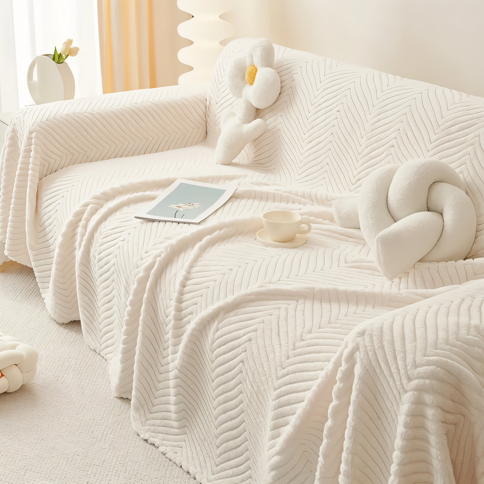 VeluNest Non-Slip Premium Pet Sofa Cover