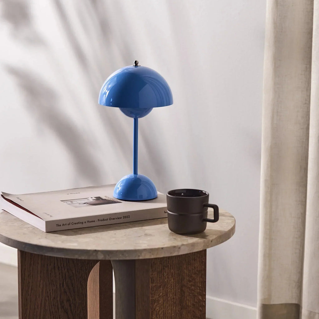 Wireless Table Lamp – Multicolor Mushroom Shape for Desk or Bedside Table