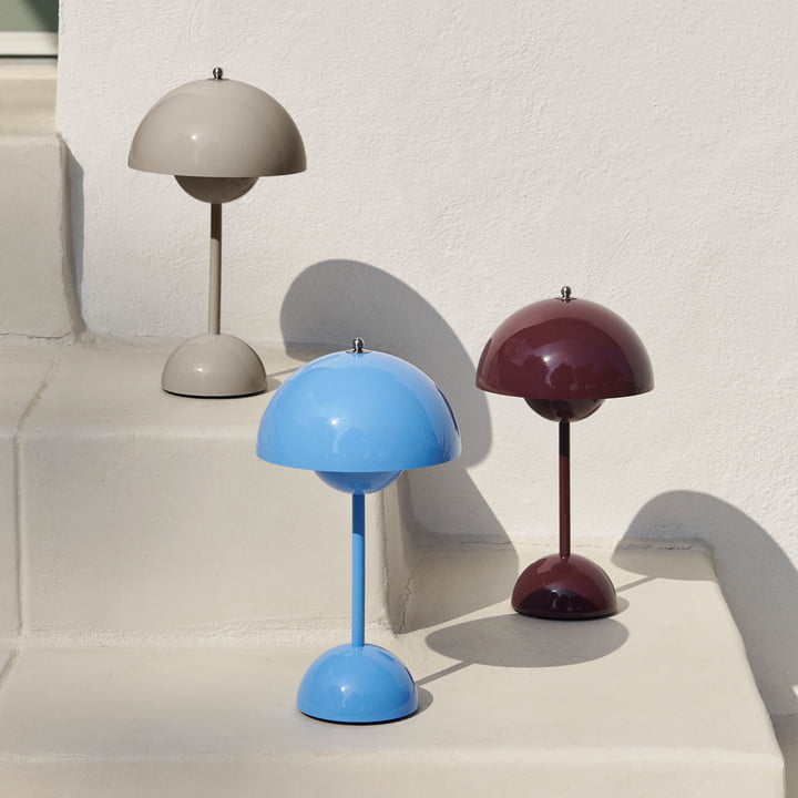 Wireless Table Lamp – Multicolor Mushroom Shape for Desk or Bedside Table